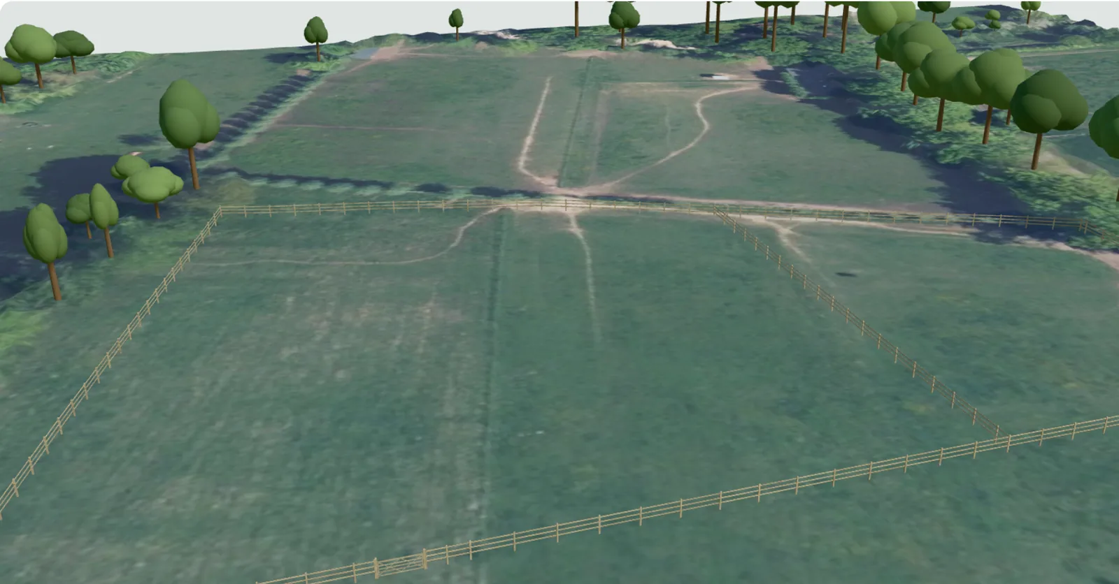 Toon uw klant de omheining in 3D, op zijn eigen terrein.